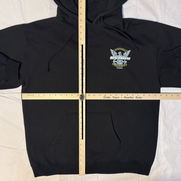 7.62 Design Military Apparel US Navy American Seapower Hoodie Sweatshirt - XL - Picture 5 of 6
